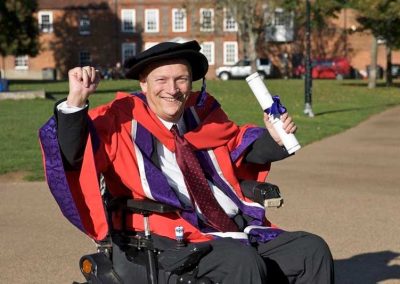 Geoff Holt - University of Winchester Honorary Doctorate of Sport